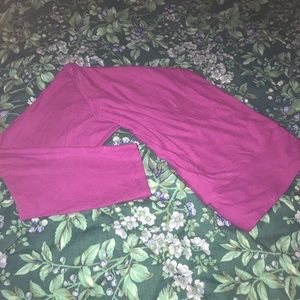 NWOT RARE! Fuchsia TC LuLaRoe Leggings